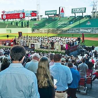 Mass at Fenway